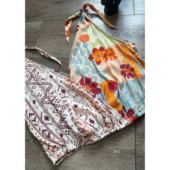 •Free People•Tied To You Tank in Tropical Combo - Picture 5 of 7